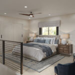 energy efficient loft bedroom