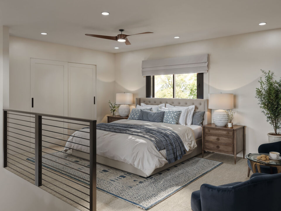 energy efficient loft bedroom