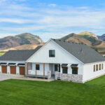 Exterior of new custom home construction built by Braemar