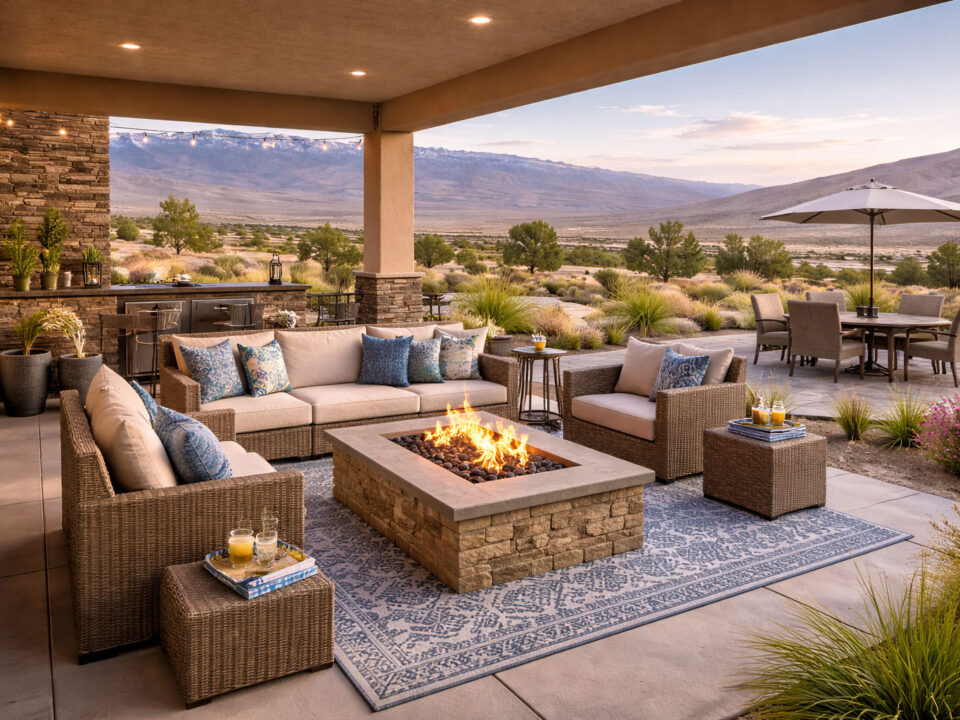 outdoor living space