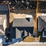Overhead shot of new home construction Nevada Braemar