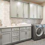 New home construction laundry room Nevada Braemar